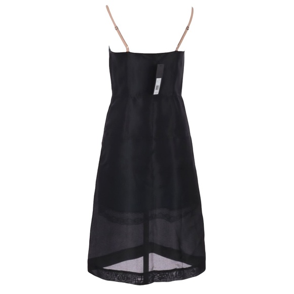 new MBMJ Marc by Marc Jacobs ❉ Silk Sheer Layer Midi Cocktail Dress ❉ Black ❉ 6 - Picture 13 of 17
